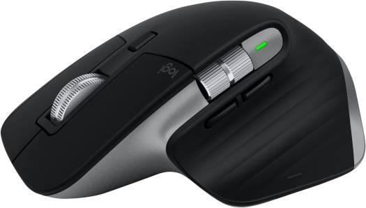Logitech MX Master 3S for Mac Wireless Mouse, 2.4GHz RF & BT LE, 8000dpi Darkfield Optical Sensor, Quiet Click Butons, MagSpeed Electromagnetic Scrolling, Up to 70 Days Battery, Graphite - eBuy UAE